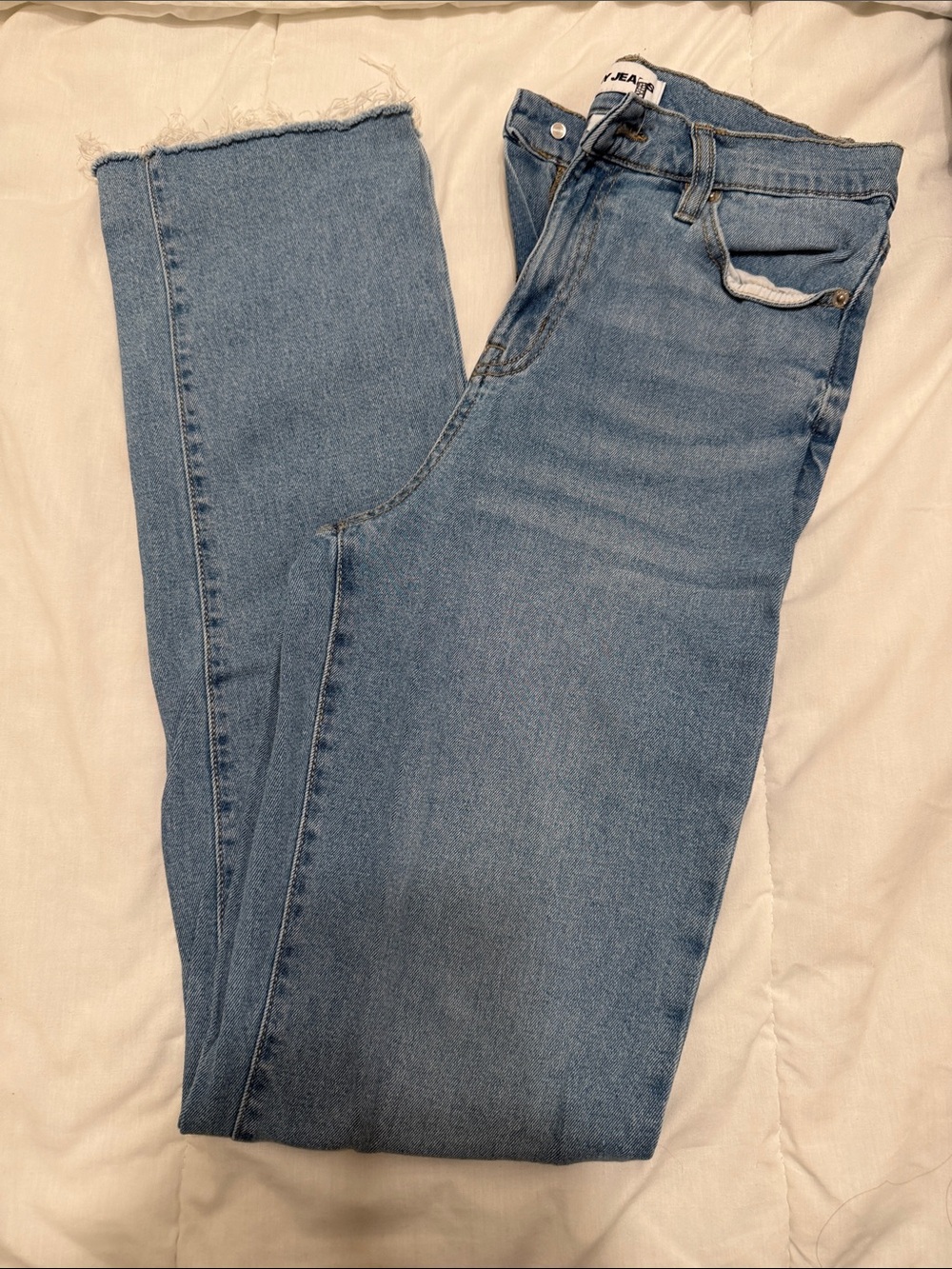 DKNY Light Blue Straight Leg Jeans
